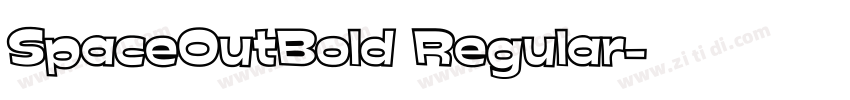 SpaceOutBold Regular字体转换